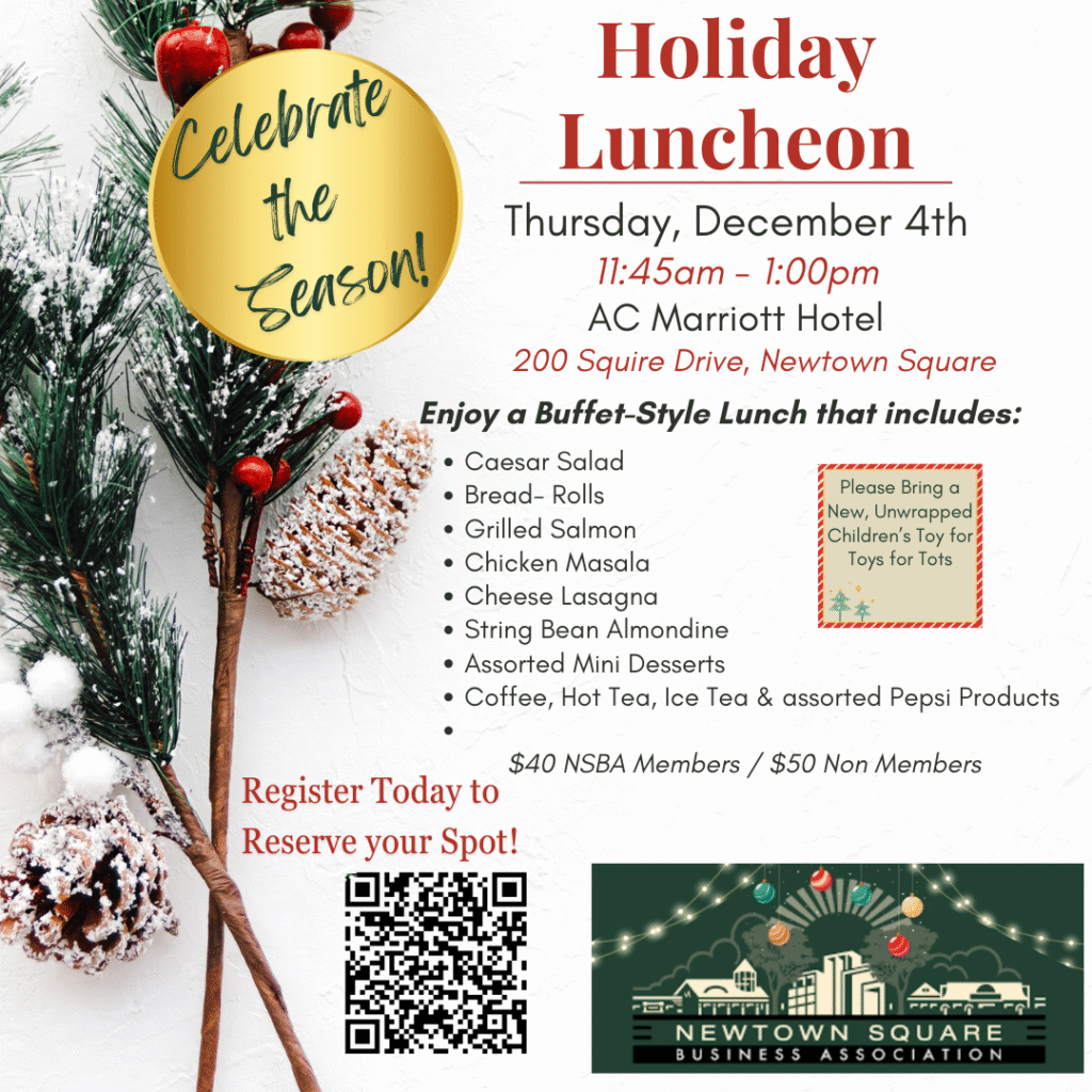 Holiday Luncheon on December 4th
